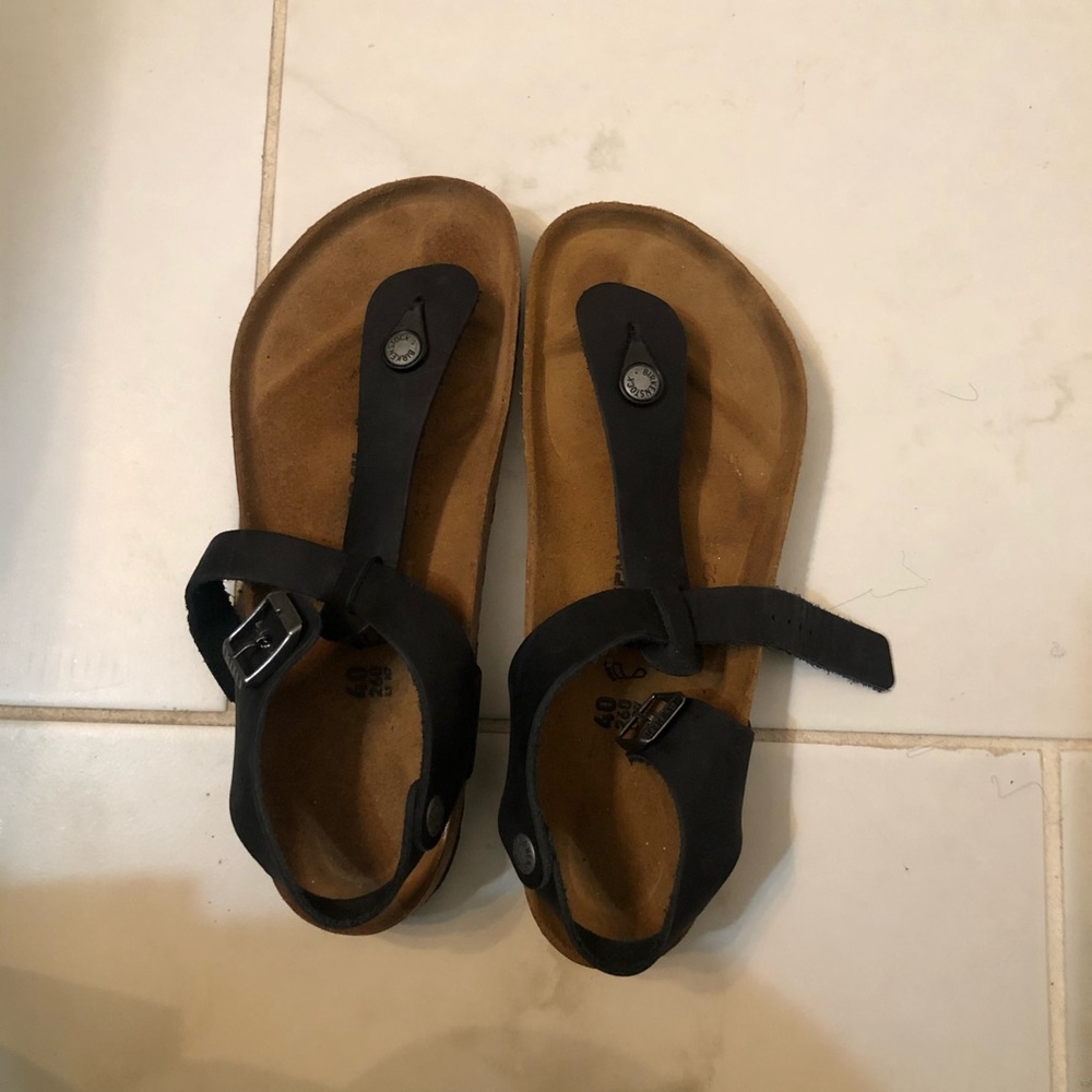 Birkenstock KAIRO Sandals, Black, Size 40 (Europe)